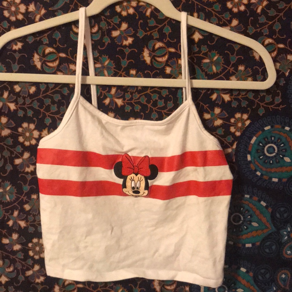 Minnie Mouse cropped tank